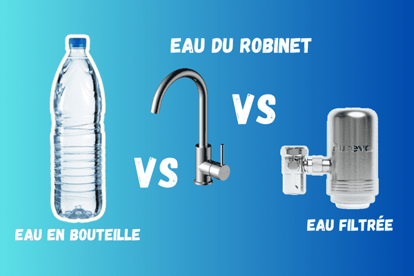 eau bouteille VS eau filtree VS eau robinet