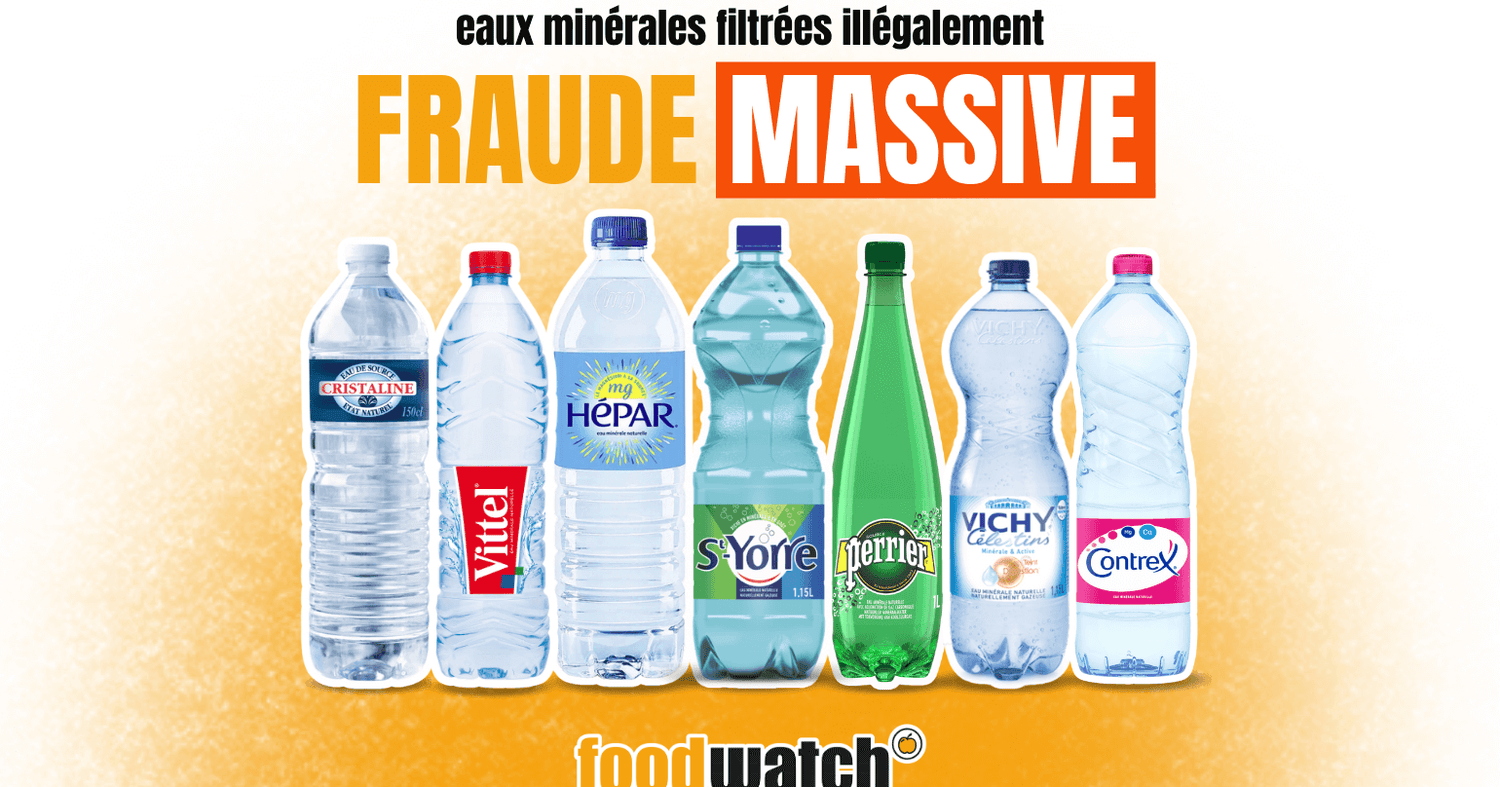 Eaux Perrier, Vichy, Vittel, Cristaline, etc. filtrées illégalement : une fraude massive contre laquelle foodwatch porte ... - Pureva